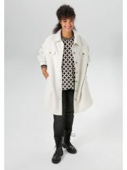 Aniston Płaszcz pluszowy w kolorze kremowym rozmiar: 50. Brązowe płaszcze Aniston, bez wzorów, bez kaptura. Za 109.00 zł.