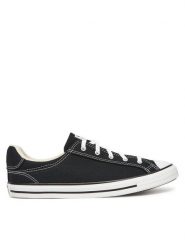 Converse Trampki Chuck Taylor All Star Dainty Lucky A12950C Czarny. Czarne trampki Converse, bez wzorów, z materiału, retro, bez zapięcia. Za 259.99 zł.