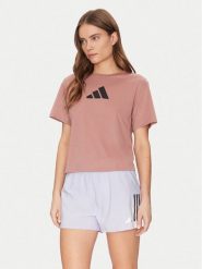 Adidas Koszulka techniczna Train Essentials Big Logo Performance JM0629 Różowy Regular Fit. Czerwone t-shirty sportowe adidas, m, bez wzorów, z syntetyku, bez ramiączek, na fitness i siłownię. Za 99.99 zł.