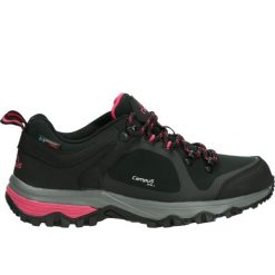 Buty Trekkingowe Damskie Campus MANA. Czarne trekkingi Campus, bez wzorów, z gumy, przed kostkę, bez zapięcia, trekkingowe. Za 166.99 zł.