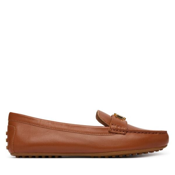 Mokasyny LAUREN RALPH LAUREN. Brązowe mokasyny Lauren Ralph Lauren, bez wzorów. Za 527.99 zł.