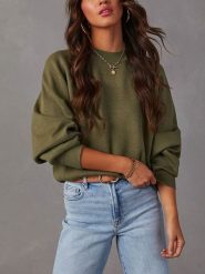 Milan Kiss Sweter w kolorze khaki rozmiar: XL. Brązowe swetry Milan Kiss, xl, bez wzorów, bez ramiączek. Za 152.99 zł.