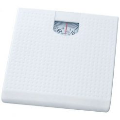 Waga łazienkowa mechaniczna 120kg biała ORION. Białe wagi łazienkowe Orion. W wyprzedaży za 93.90 zł.