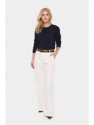 SAINT TROPEZ Sweter "Mila" w kolorze granatowym rozmiar: S. Niebieskie swetry Saint Tropez, s, bez wzorów, bez ramiączek. Za 91.77 zł.