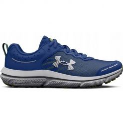 Buty do biegania damskie Under Armour. Niebieskie buty do biegania Under Armour, bez wzorów, bez zapięcia, do biegania. Za 249.50 zł.
