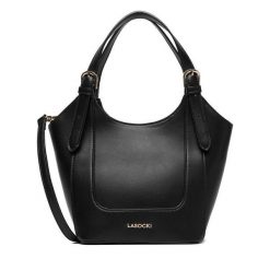 Torebka Lasocki. Czarne torebki klasyczne Lasocki, bez wzorów, klasyczne, bez dodatków. Za 159.99 zł.