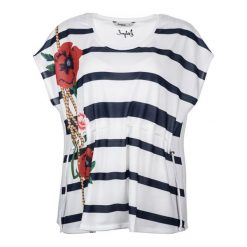 Desigual T-Shirt Damski Xl Biały. T-shirty marki Desigual. W wyprzedaży za 186.00 zł.