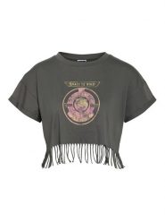 Noisy May T-Shirt Gaby 27033386 Szary Regular Fit. Szare t-shirty Noisy May, s, bez wzorów, z bawełny, bez kołnierzyka, bez ramiączek. Za 49.99 zł.