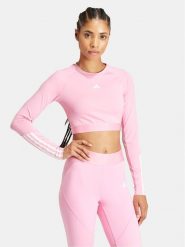 Adidas Koszulka techniczna Hyperglam Training IN6775 Różowy Slim Fit. Czerwone t-shirty sportowe adidas, l, bez wzorów, z syntetyku, bez ramiączek, na fitness i siłownię. Za 179.99 zł.
