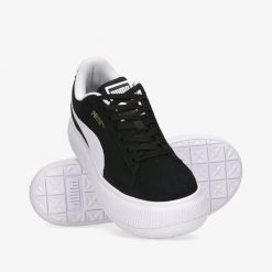 PUMA BUTY SPORTOWE SNEAKERSY DAMSKIE PUMA SUEDE MAYU 40,5. Czarne buty do biegania Puma, bez wzorów, bez zapięcia, do biegania, puma suede. Za 292.74 zł.