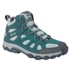 Damskie Buty Do Chodzenia Edgepoint IV Mid Cut. Czarne buty trekkingowe Regatta, z materiału, bez zapięcia. Za 296.99 zł.