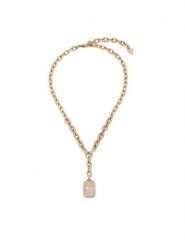 Guess Naszyjnik JUBN06 347JW Złoty. Żółte naszyjniki Guess, złote. Za 749.99 zł.