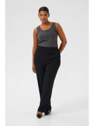 KAFFE curve Spodnie w kolorze czarnym rozmiar: 44. Czarne spodnie materiałowe KAFFE curve, bez wzorów, z materiału, z podwyższonym stanem. Za 208.99 zł.