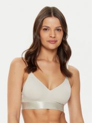 Calvin Klein Underwear Biustonosz bezfiszbinowy 000QF7993E Beżowy. Brązowe biustonosze Calvin Klein Underwear, bez wzorów, z bawełny. Za 99.99 zł.