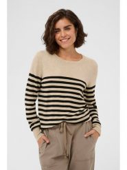 Kaffe Sweter w kolorze beżowym rozmiar: XS. Brązowe swetry Kaffe, xs, bez wzorów, bez ramiączek. Za 104.99 zł.