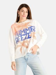 LIEBLINGSSTÜCK Bluza w kolorze kremowym rozmiar: L. Brązowe bluzy LIEBLINGSSTÜCK, l, bez wzorów, bez ramiączek, bez kaptura. Za 189.95 zł.