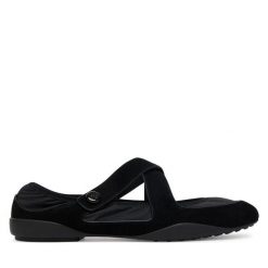 Baleriny Tory Burch. Czarne baleriny Tory Burch, bez wzorów, sportowe, bez obcasa, bez zapięcia. Za 1,419.00 zł.