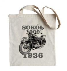 Sokół — torba (Rodzaj nadruku: Sokół). Torby podróżne nikiniki, bez wzorów, z bawełny, na ramię, z nadrukiem. Za 29.00 zł.