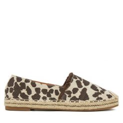 Espadryle DeeZee. Brązowe espadryle DeeZee, bez wzorów, bez obcasa. Za 99.99 zł.
