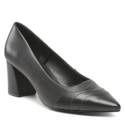 Czółenka Lasocki. Czarne czółenka Lasocki, bez wzorów, bez obcasa, bez zapięcia. Za 159.99 zł.