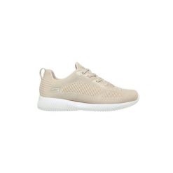 Buty damskie SKECHERS Bobs Sport Squad Tough Talk. Brązowe buty treningowe Skechers, bez wzorów, bez zapięcia, trekkingowe, skechers sport. Za 215.00 zł.