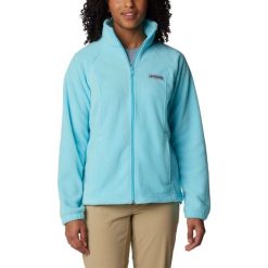 Polar Sportowy Damski Columbia Benton Springs Full Zip. Niebieskie bluzy z polaru Columbia, s, bez wzorów, z polaru, trekkingowe. Za 170.99 zł.