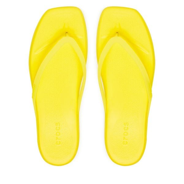 Japonki Crocs. Żółte japonki Crocs, bez wzorów. Za 111.99 zł.