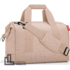 Torba Allrounder Twist M beżowa. Brązowe torby podróżne Reisenthel, bez wzorów. Za 219.00 zł.