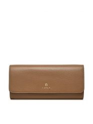Furla Duży Portfel Damski Camelia WP00324 ARE000 3406S Beżowy. Brązowe portfele Furla, bez wzorów, ze skóry. Za 549.99 zł.