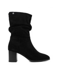 Beverly Hills Polo Club Botki CEO-WI44-BREEZE-01 Czarny. Czarne botki Beverly Hills Polo Club, bez wzorów, ze skóry, bez obcasa, na słupku, bez zapięcia. Za 469.99 zł.