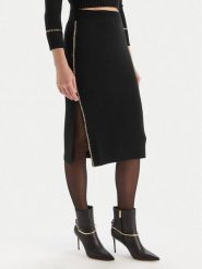 Simona Corsellini Spódnica ołówkowa A25CPGOE0101 Czarny Slim Fit. Czarne spódnice SIMONA CORSELLINI, bez wzorów, z wiskozy, ołówkowe. Za 929.99 zł.