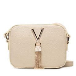 Torebka Valentino. Brązowe listonoszki Valentino, bez wzorów, bez dodatków. Za 289.99 zł.
