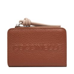 Portfel Coccinelle. Brązowe portfele Coccinelle, bez wzorów. Za 499.99 zł.