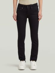 G-Star Dżinsy - Regular fit - w kolorze czarnym rozmiar: W27/L30. Czarne jeansy G-Star, l, z aplikacjami, ze skóry, klasyczne. Za 200.13 zł.