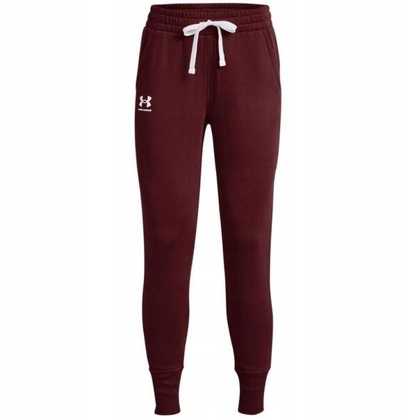 Spodnie Do Biegania Rival Fleece Dla Kobiet. Czerwone spodnie dresowe Under Armour, bez wzorów, długie. Za 259.99 zł.