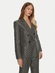 Lola Casademunt by Maite Marynarka MF2402003 Szary Regular Fit. Szare marynarki i żakiety Lola Casademunt by Maite, s, bez wzorów, z syntetyku, bez ramiączek. Za 509.99 zł.