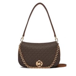 Torebka MICHAEL Michael Kors. Brązowe torebki klasyczne MICHAEL Michael Kors, bez wzorów, klasyczne, bez dodatków. Za 1,429.00 zł.