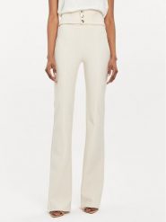 Babylon Spodnie materiałowe E00065 Écru Bootcut Fit. Spodnie materiałowe Babylon, bez wzorów, z materiału. Za 499.99 zł.