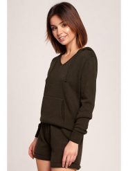 Be Wear Sweter w kolorze khaki rozmiar: L/XL. Brązowe swetry Be Wear, l, bez wzorów, ze splotem, bez ramiączek. Za 70.57 zł.