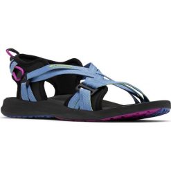 Sandały Turystyczne Damskie Columbia Sandal. Niebieskie sandały Columbia, bez wzorów, sportowe, bez obcasa, bez zapięcia. Za 229.99 zł.