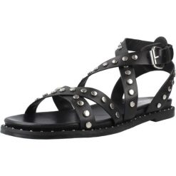 Sandały CARMELA 162393C Czarny. Czarne sandały Carmela, bez wzorów, ze skóry, sportowe, bez obcasa, bez zapięcia. Za 281.99 zł.