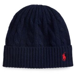 Czapka z daszkiem Polo Ralph Lauren. Niebieskie czapki z daszkiem Polo Ralph Lauren, bez wzorów. Za 479.99 zł.