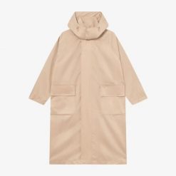 Kubota Parka Przeciwdeszczowa Jesienna Beżowa S/M. Białe kurtki przeciwdeszczowe Kubota, na jesień, l, bez wzorów, z materiału, z kapturem. Za 249.99 zł.
