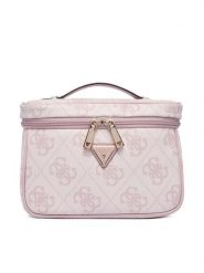 Guess Kosmetyczka Berta Travel TWOB86 88039 Różowy jasny. Czerwone torebki klasyczne Guess, z aplikacjami, ze skóry, bez dodatków. Za 344.99 zł.