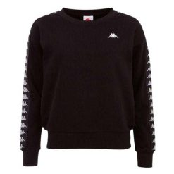 Damska Bluza Janka. Czarne bluzy Kappa, bez wzorów, sportowe, bez ramiączek, bez kaptura. Za 172.99 zł.