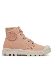 Palladium Trapery Pampa Hi 92352-664-M Różowy. Czerwone traperki Palladium, bez wzorów, z materiału, bez obcasa, bez zapięcia. Za 269.99 zł.