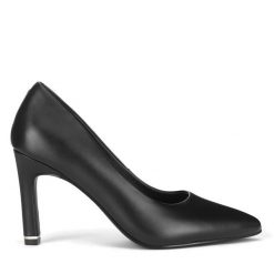 Szpilki Lasocki. Czarne szpilki Lasocki, bez wzorów, bez obcasa, na szpilce, bez zapięcia. Za 249.99 zł.