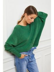 So Cachemire Sweter "Egale" w kolorze zielonym rozmiar: M. Zielone swetry So Cachemire, m, bez wzorów, z kaszmiru, bez ramiączek. Za 173.99 zł.