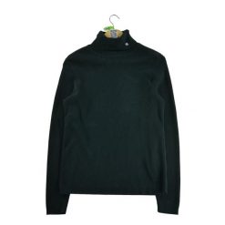 Kobieta Czarny Golf Damski. Czarne swetry Ralph Lauren, l, bez wzorów, z dzianiny, casualowe, bez ramiączek. Za 106.46 zł.