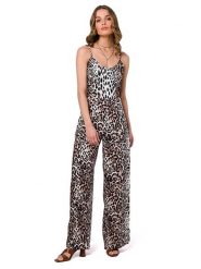 Stylove Kombinezon w kolorze kremowym rozmiar: S. Brązowe kombinezony Stylove, s, bez wzorów, bez kołnierzyka, bez ramiączek. Za 72.99 zł.